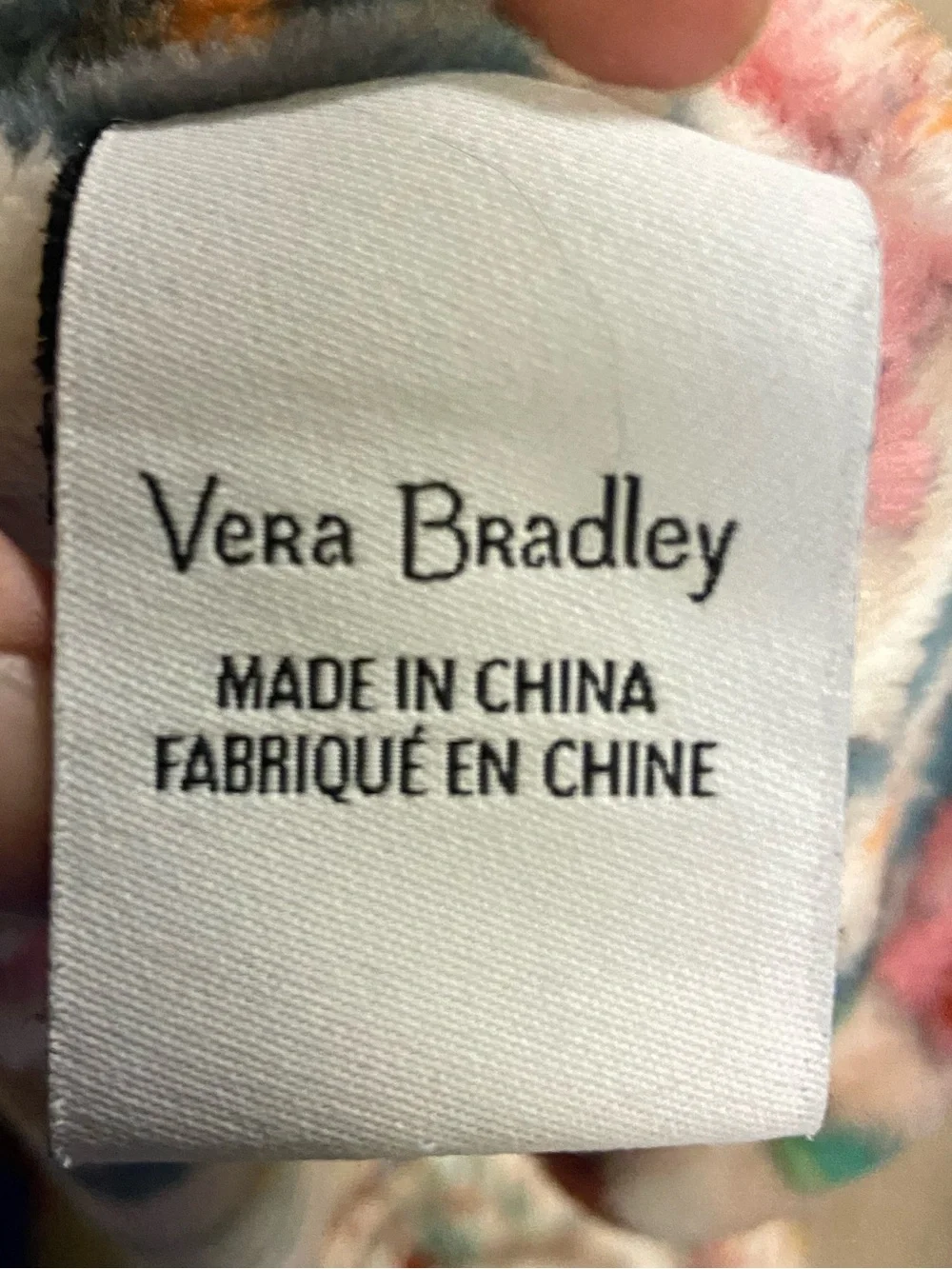 Vera Bradley Prairie Paisley Fleece Plush Throw Blanket Floral 75x53”